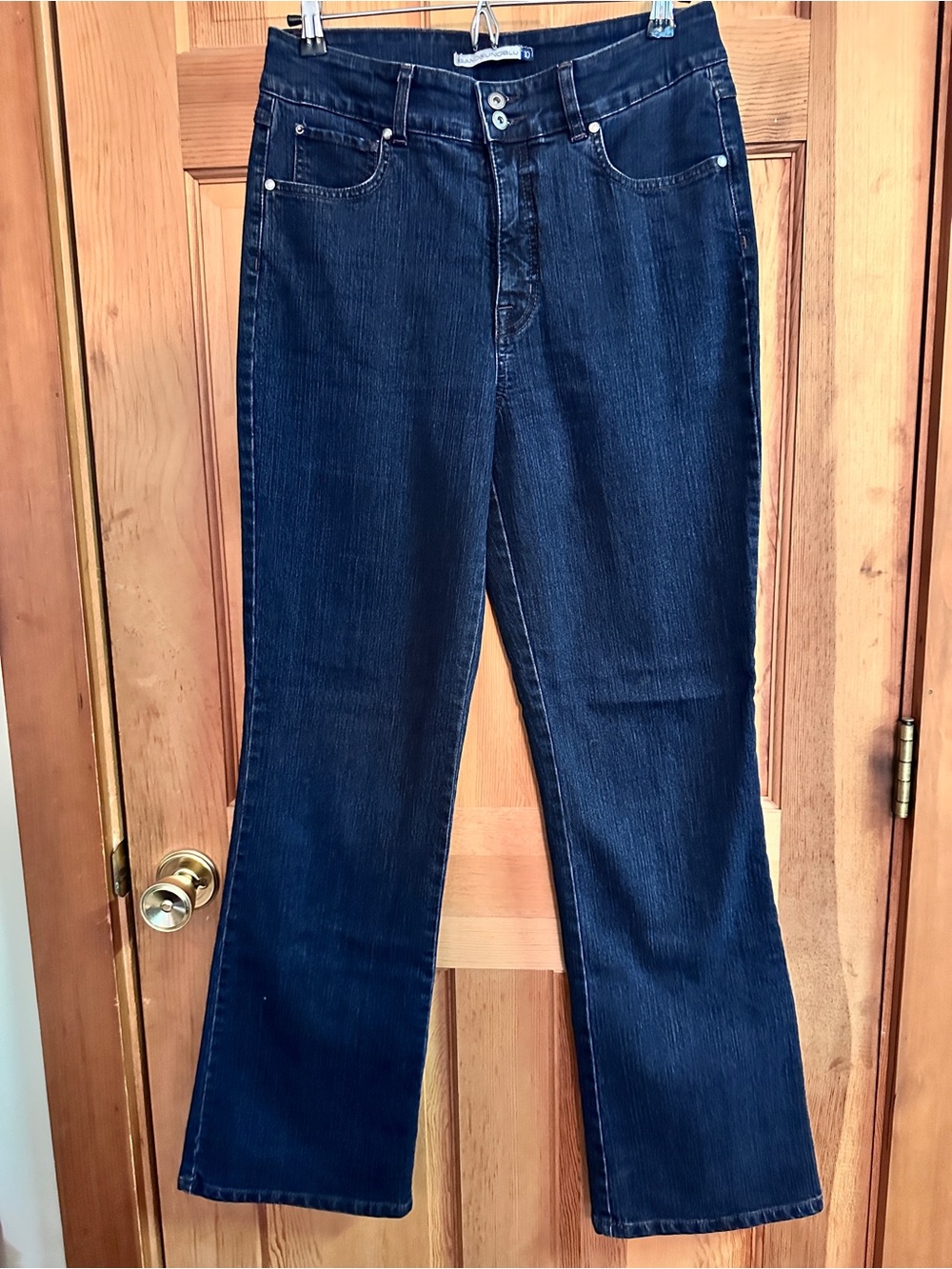 Bandolino Dark Blue Bootcut Jeans Size 10 Mid-Rise